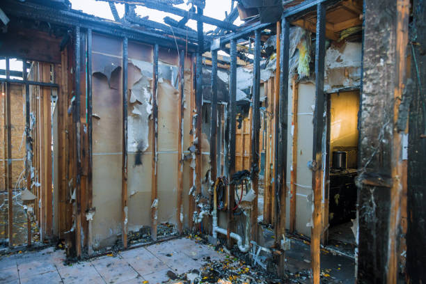Professional Fire Damage Repair technician working in Glencoe, MN